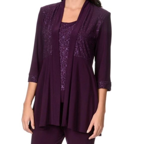 mother of the bride 2 piece pant suits